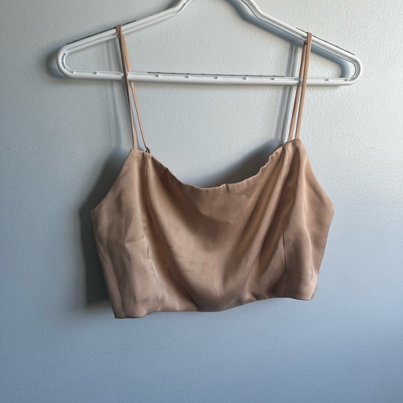 Satin blush pink set - M - Picture 2 of 4